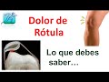 ¿Dolor de rodillas en la parte de enfrente?....lo que debes saber