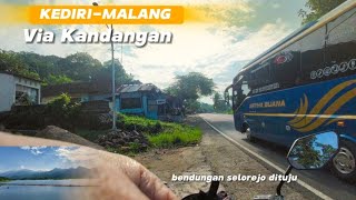 Jalur Kediri - Malang via Kandangan ‼️Menuju bendungan selorejo Ngantang