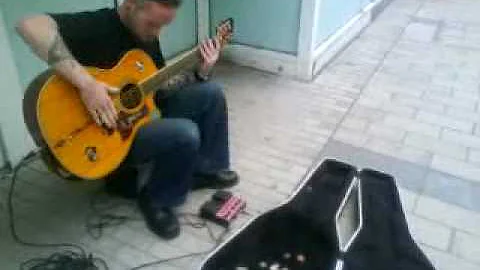 Stephen Catherwood Busking: "Last of the Mohicans"