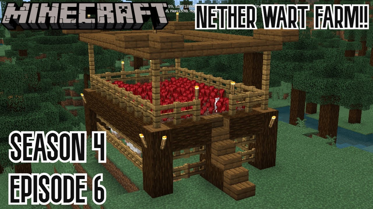 Minecraft Survival: NETHER WART FARM!!! (S4 E6) 