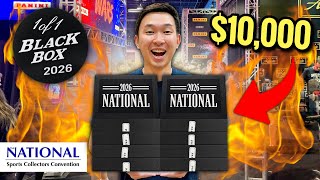 I WENT CRAZY WITH AN INSANE $10,000 PANINI NATIONAL BLACK BOX OPENING (GUARANTEED 1/1 AUTOS)! 😱🔥