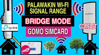 PAANO PALAWAKIN ANG PISO WIFI SIGNAL RANGE GAMIT ANG TPLINK EAP 110 BRIDGE MODE TO COMFAST CF E130N screenshot 3