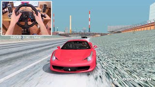 2010 Ferrari 458 Italia GTA San Andreas 🚗 LOGITECH G29 Wheel