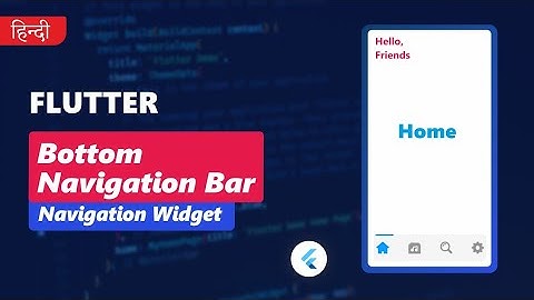 Bottom navigation bar in flutter | #flutterinhindi #flutter #dart #programming #superflutter
