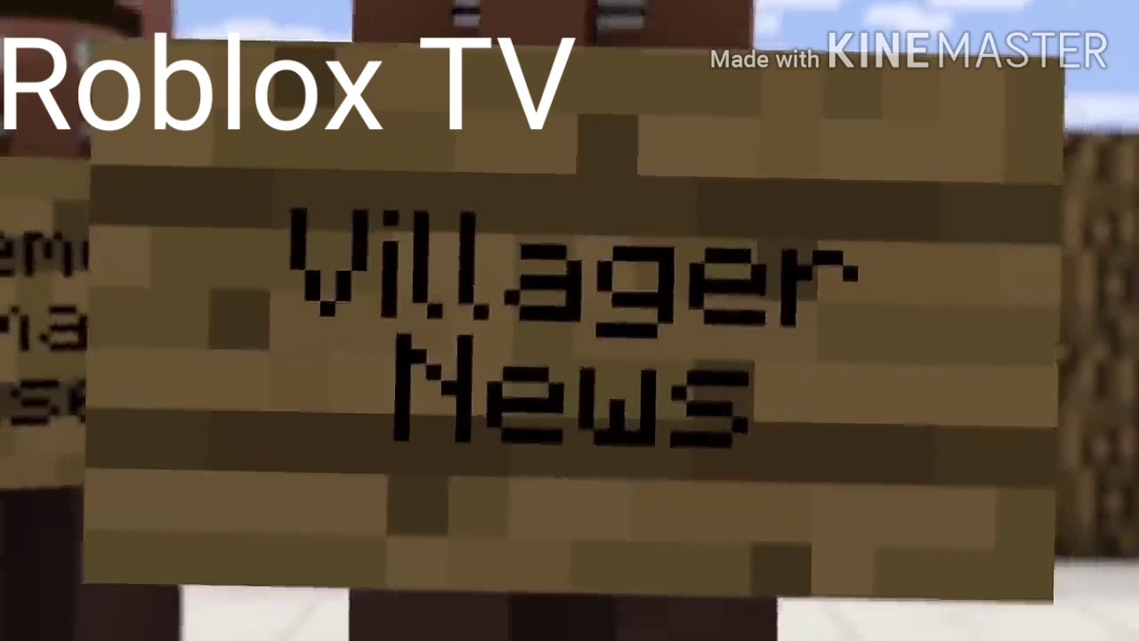 Villager News In Roblox Tv Youtube - villager roblox