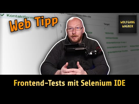 Web Entwickler Tipp: Frontend-Tests mit Selenium IDE