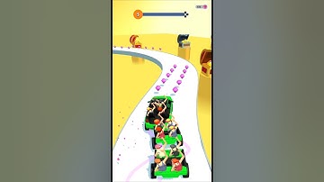 Assemble Run 3D A car Collecting Some Wheels And Automatically Put Some People Level 5 Completed