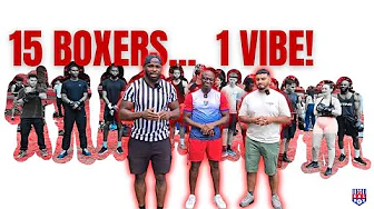 SALBOX SPARRING IN THE PARK | 15 BOXERS... 1 VIBE!