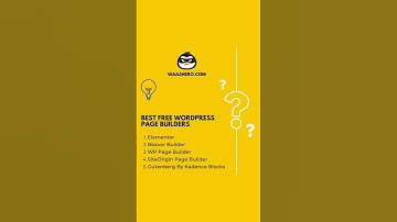 Best Free WordPress Page Builders