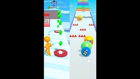 Ball Run 2048 Vs Tall Man Run Max Level Speed run Android iOS Gameplay Walkthrough #shorts #vairal