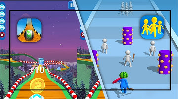 Sky Rolling Ball vs Join Clash 3d - SpeedRun Gameplay Walkthrough (Android, iOS)