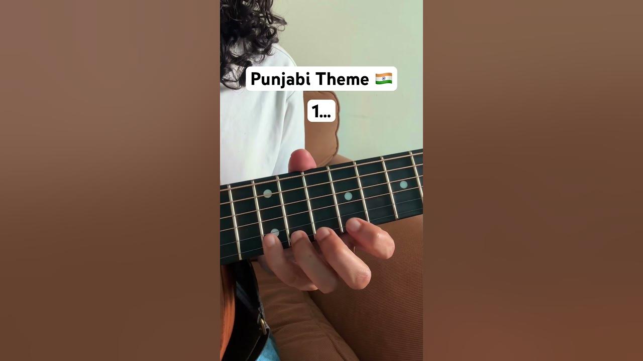 EASY Punjabi Song Guitar Tutorial (Mundian To Bach Ke - Panjabi MC) 🎸 #shorts