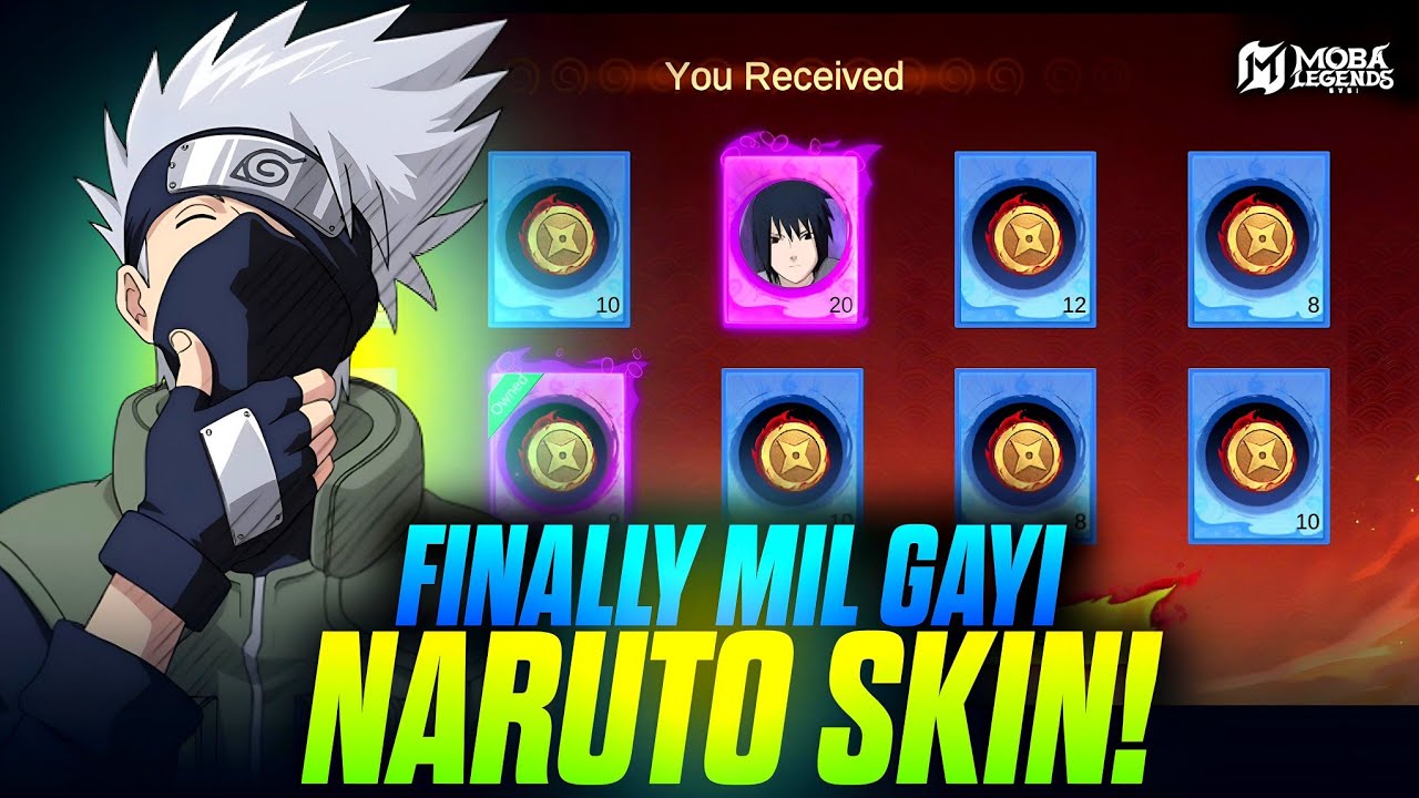 Finally i Got Naruto Skin From Moba Legends 5v5 Naruto Event | Vrin official | Hindi