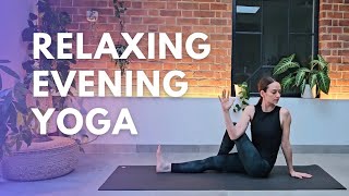 10 Min Evening Yoga For Relaxation & Better Sleep
