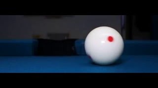 Billiards Draw shot (back spin)  in slow motion video 1(, 2016-02-13T07:24:19.000Z)