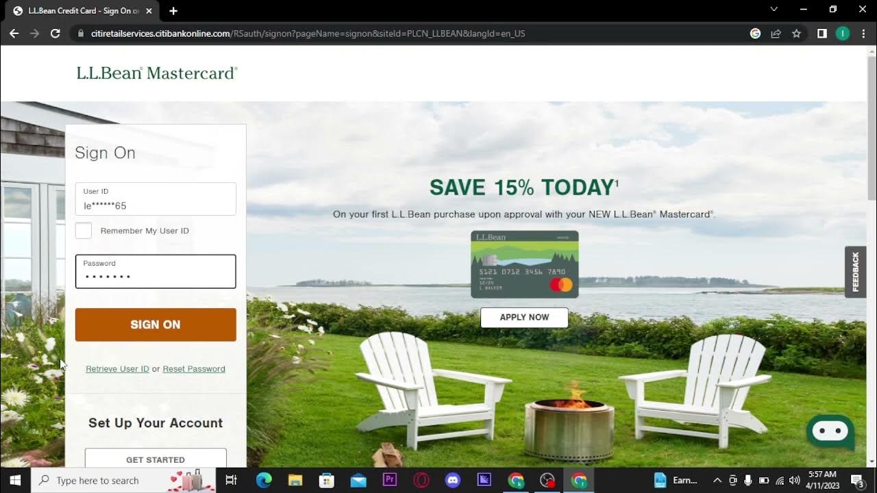 How To Login To L.L Bean Credit Card Account 2023 L.L Bean Master
