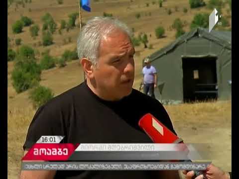 ცეცხლის სალიკვიდაციო სამუშაოები სოფელ სვირში