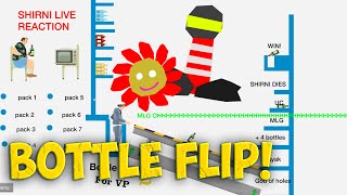 BOTTLE FLIP CHALLENGE ► Happy Wheels | #8