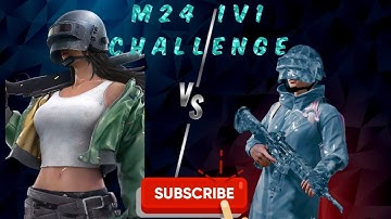 BGMI Battlegrounds Mobile India M24 1vs1 sniper challenge 