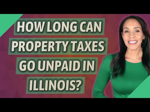 Video: Per quanto tempo le tasse sulla proprietà non possono essere pagate in Illinois?