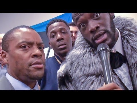 Deontay wilder "JOSHUA I'M COMING " | IMMEDIATE POST FIGHT WORDS after KNOCKING OUT Bermane Stiverne