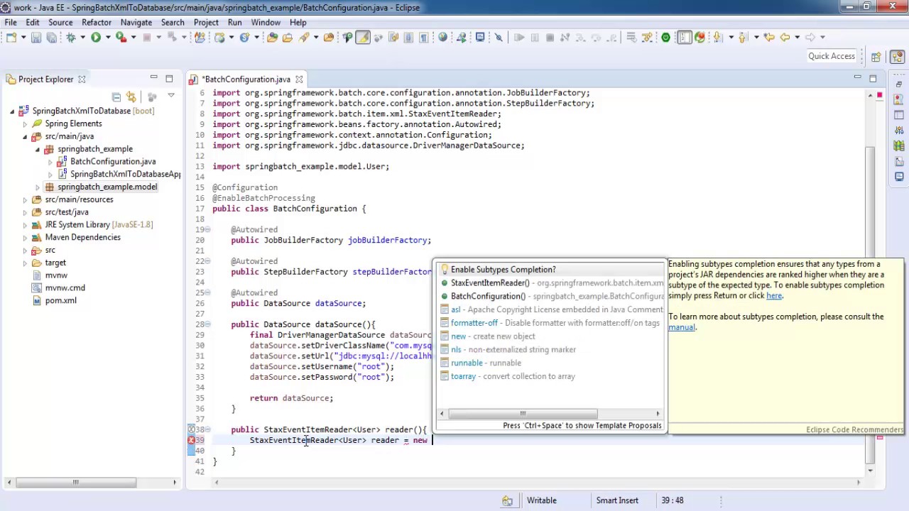 Spring Boot Batch Read XML File And Write To MySQL Database Spring