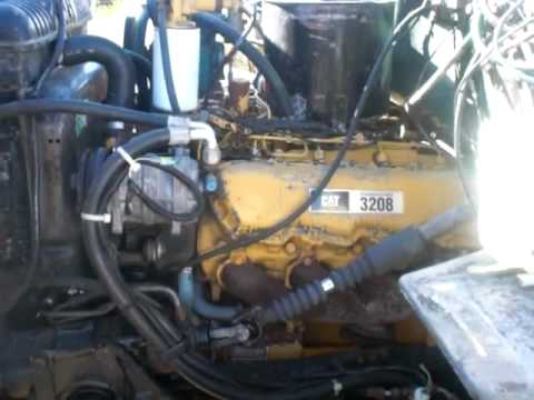 Caterpillar 3208 motor - YouTube cat 3126 sensor wiring diagram 