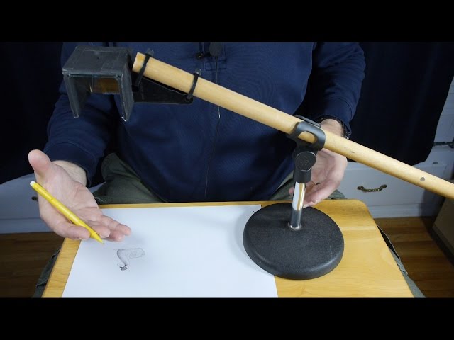 The Camera Lucida. Clamp it to a table, and draw what you see through the  prism. : r/specializedtools