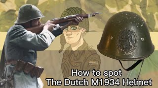 Tutorial Tuesday - How To spot A Dutch World War 2 M1934 Helmet, Pre 1940 Dutch Army!