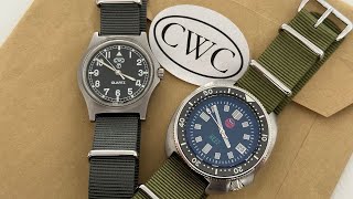CWC British Military Issue NATO Straps & Oceanica Reef V3 Automatic Dive Watch & CWC G10 Field Watch