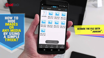 How To Hide Any Media using File Explorer on Android Best Method --- by Quedio