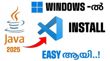 Install & Run Java in VS Code on Windows (2025) – Full Malayalam Setup!