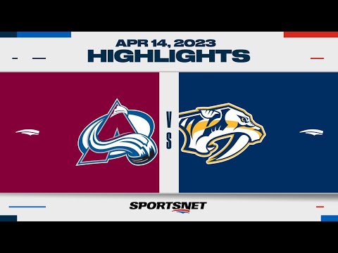NHL Highlights | Avalanche vs. Predators - April 14, 2023