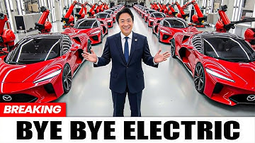 Mazda Just Dropped a Bombshell Our New Rotary Engine Will Destroy the Electric Vehicle Industry!