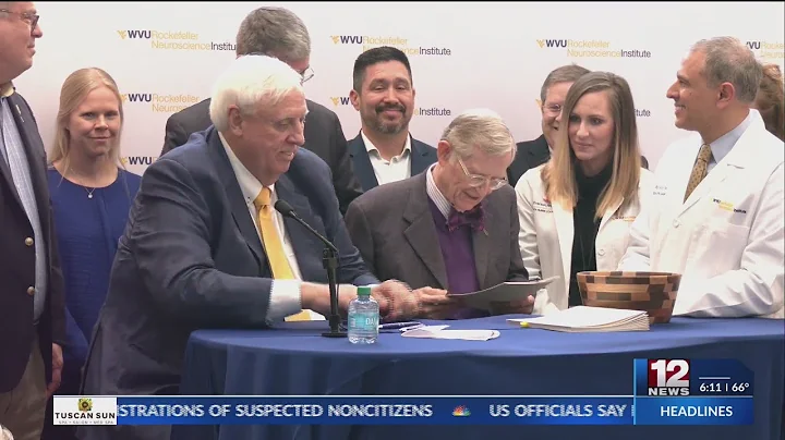 Jim Justice signs bill for $2 million of funding for WVU neuroscience research