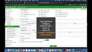 Fortigate Application Control Tips