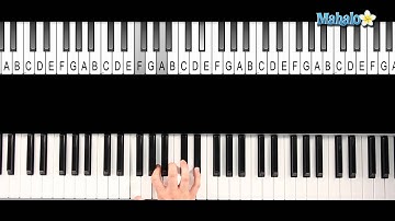 How to Play an F7 Augmented 1st Inversion Chord on Piano