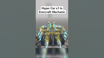 Hyper Car v.1 in Evercraft Mechanic #shorts #evercraftmechanic #sandbox