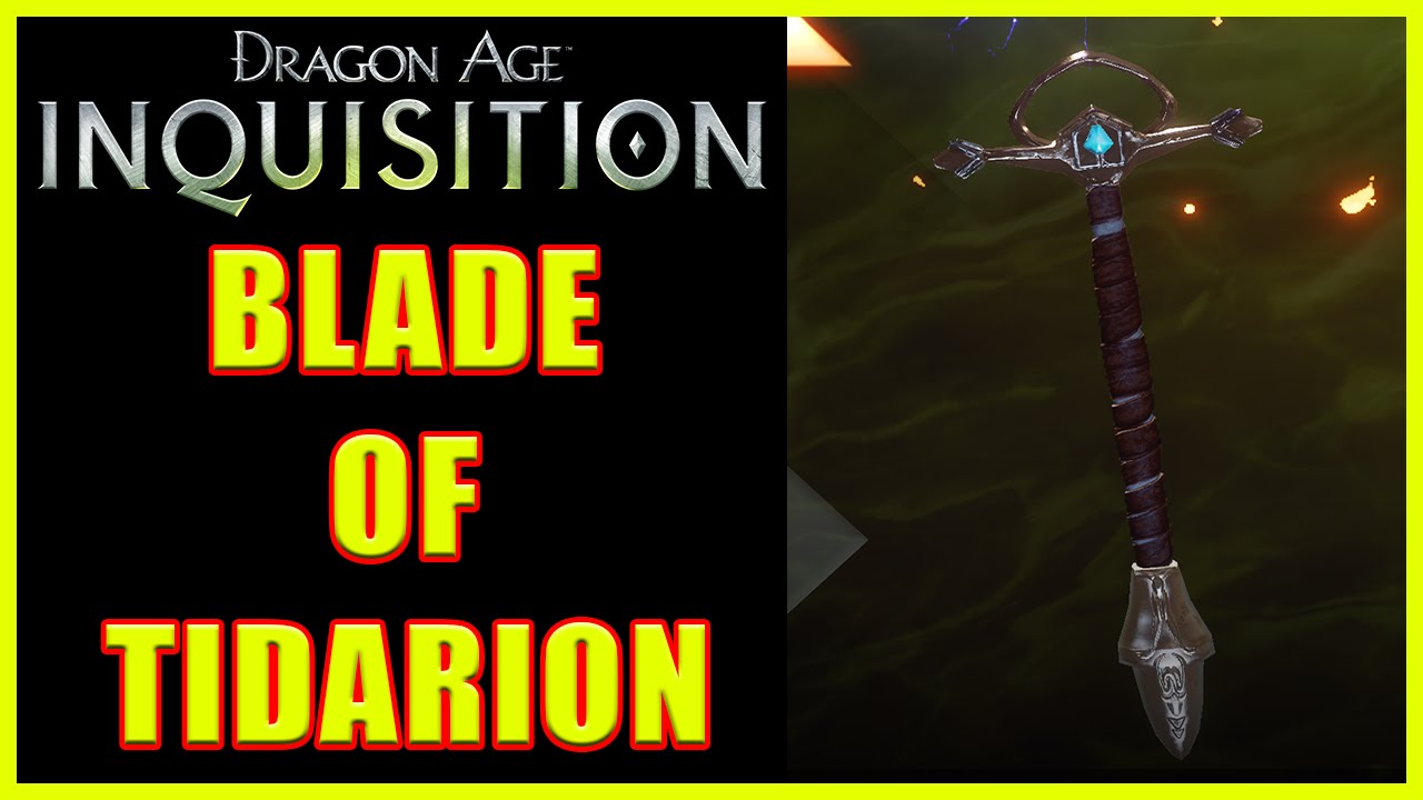 Dragon Age: Inquisition - Staff Blade Of Tidarion - Unique Staff - YouTube