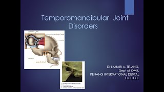 Temporomandibular disorders