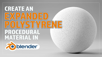 CREATE AN EXPANDED POLYSTYRENE PROCEDURAL MATERIAL IN BLENDER