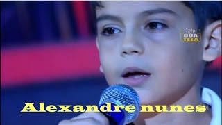 Alexandre Nunes - Eu Aposto -  Jovens Talentos Kids 29/03/2014 Raul Gil