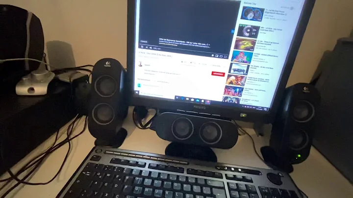 Logitech x530 Bass Test