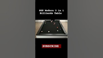 RUP Modern 3 in 1 Billiards Multi Game Table #pooltable #billiards #tabletennis #multigames #rup