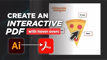 Create an Interactive PDF with hover over pop ups in Adobe Illustrator and Acrobat