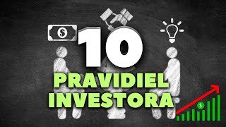 10 INVESTIČNÝCH PRAVIDIEL💡