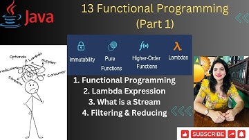 Lec 13(Part 1):Functional Programming: Lambda Expressions, Streams, Filtering & Reducing Explained