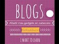 Cómo añadir más gadgets en la cabecera de Blogger