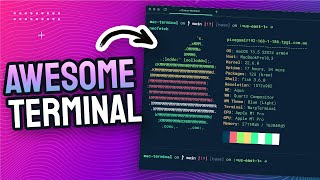 My Custom MacOS Terminal Setup and Theme ✨ by pixegami 4,716 views 8 months ago 8 minutes, 2 seconds