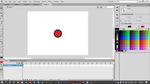Membuat animasi sederhana dengan mudah menggunakan Adobe Flash CS6